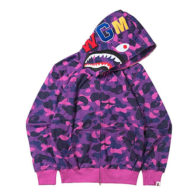 Blusa Bape Shark Roxa