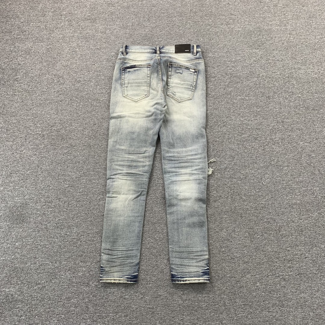 Calça Jeans Skinny Xadrez Verde Rasgado